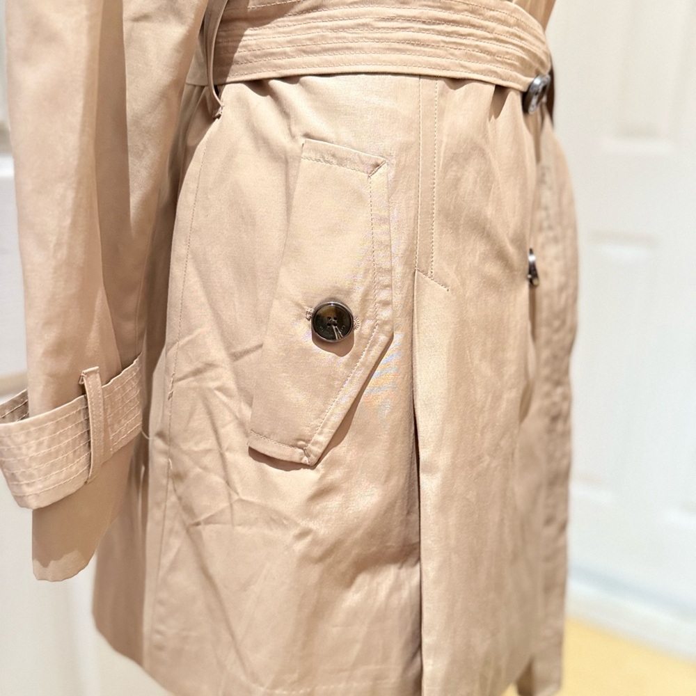London Fog hooded Trench Coat NWOT - Picture 8 of 10